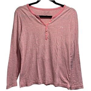 Vineyard Vines distressed striped henley